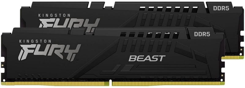 Модуль памяти DDR5 2x16GB/6000 Kingston Fury Beast Black (KF560C36BBE2K2-32)