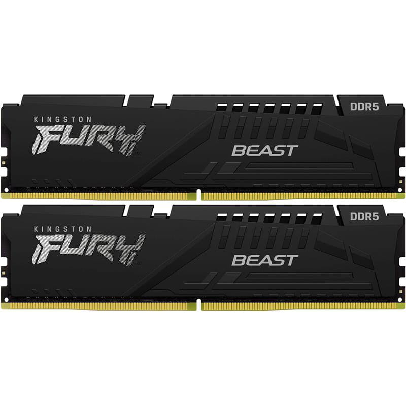 Модуль памяти DDR5 2x16GB/6000 Kingston Fury Beast Black (KF560C36BBE2K2-32)