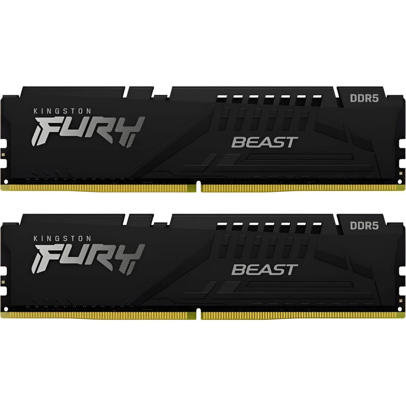 Модуль памяти DDR5 2x16GB/6000 Kingston Fury Beast Black (KF560C36BBE2K2-32)