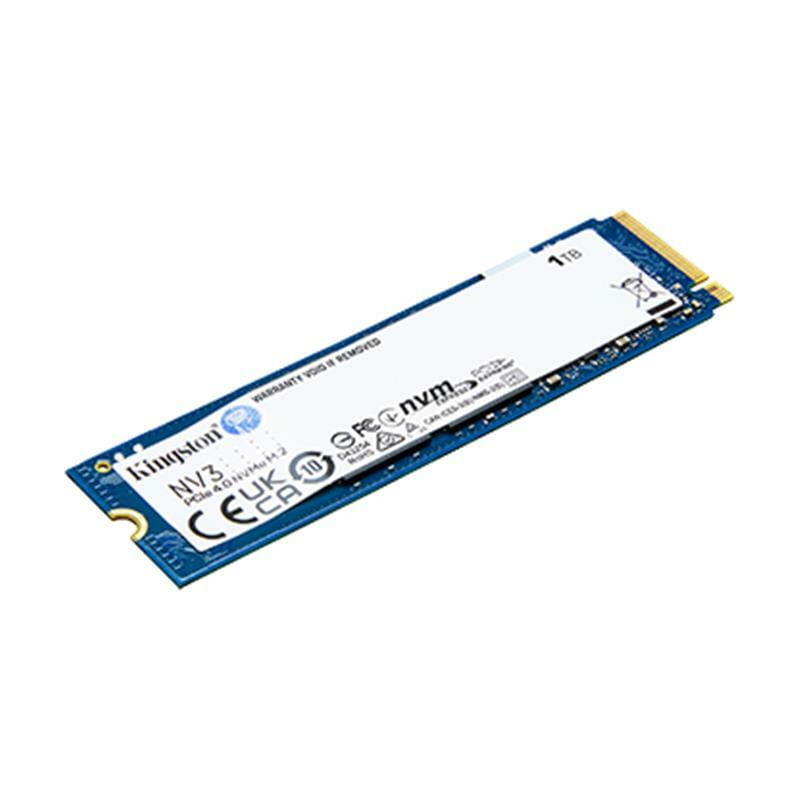 Накопитель SSD 1TB M.2 NVMe Kingston NV3 M.2 2280 PCIe Gen4.0 x4 (SNV3S/1000G)