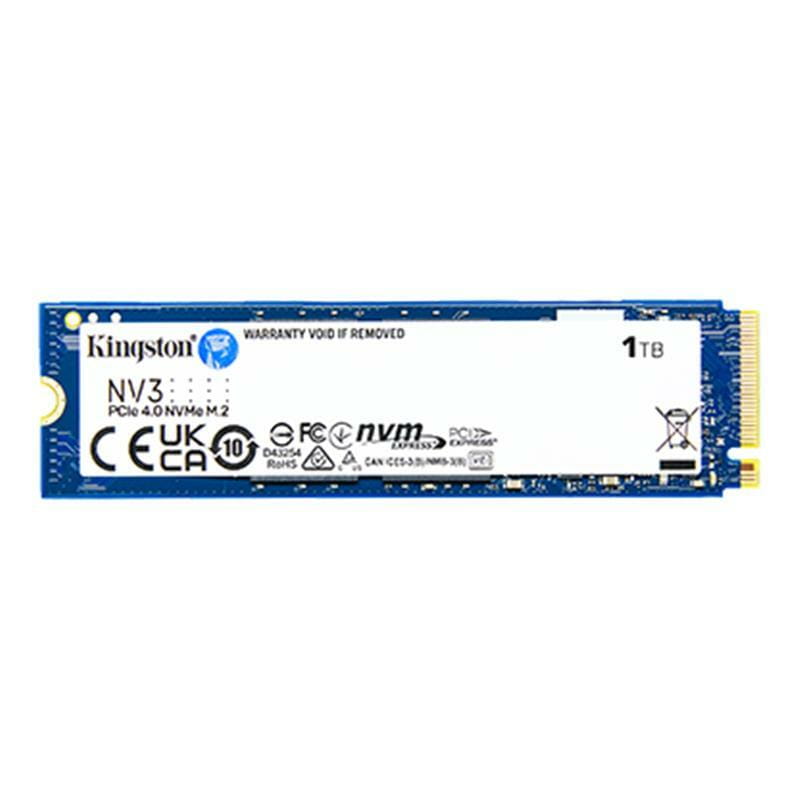 Накопитель SSD 1TB M.2 NVMe Kingston NV3 M.2 2280 PCIe Gen4.0 x4 (SNV3S/1000G)