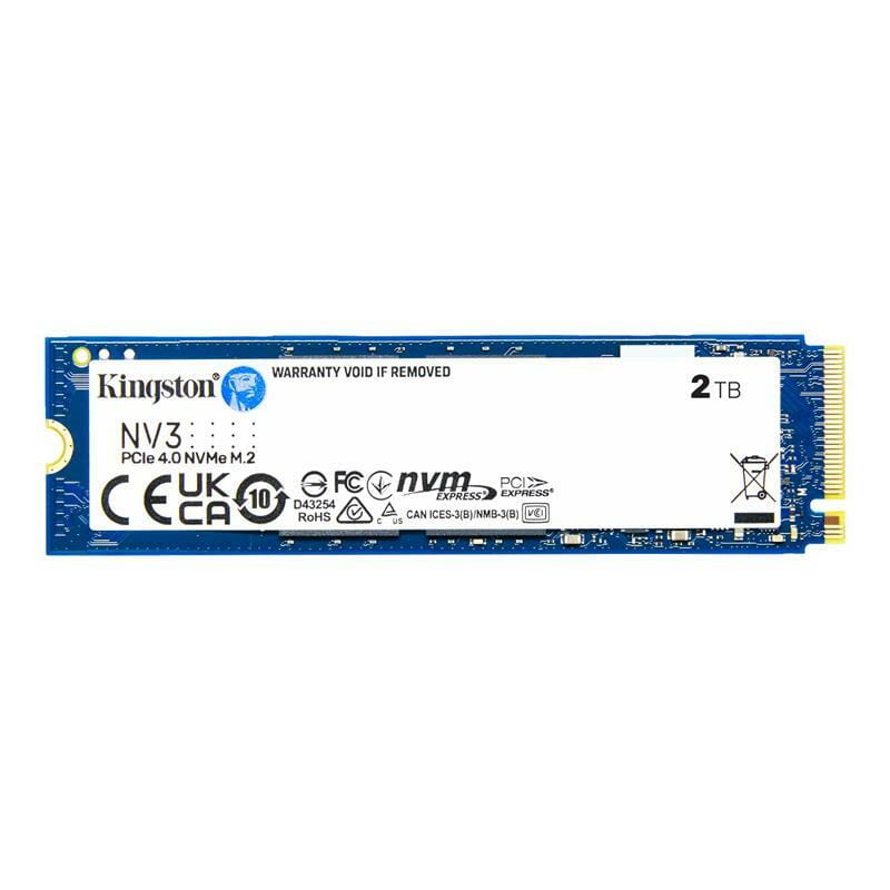 Накопитель SSD 2TB M.2 NVMe Kingston NV3 M.2 2280 PCIe Gen4.0 x4 (SNV3S/2000G)