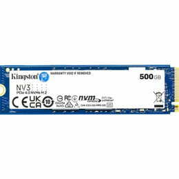 Накопитель SSD  500GB M.2 NVMe Kingston NV3 M.2 2280 PCIe Gen4.0 x4 (SNV3S/500G)