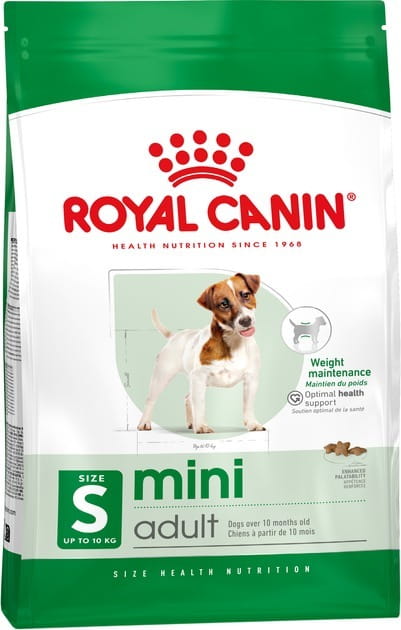 Сухой корм для собак мелких пород весом до 10 кг от 10 месяцев Royal Canin Mini Adult 800 г (30010800)