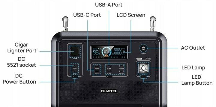 Зарядна станція Oukitel P1201E