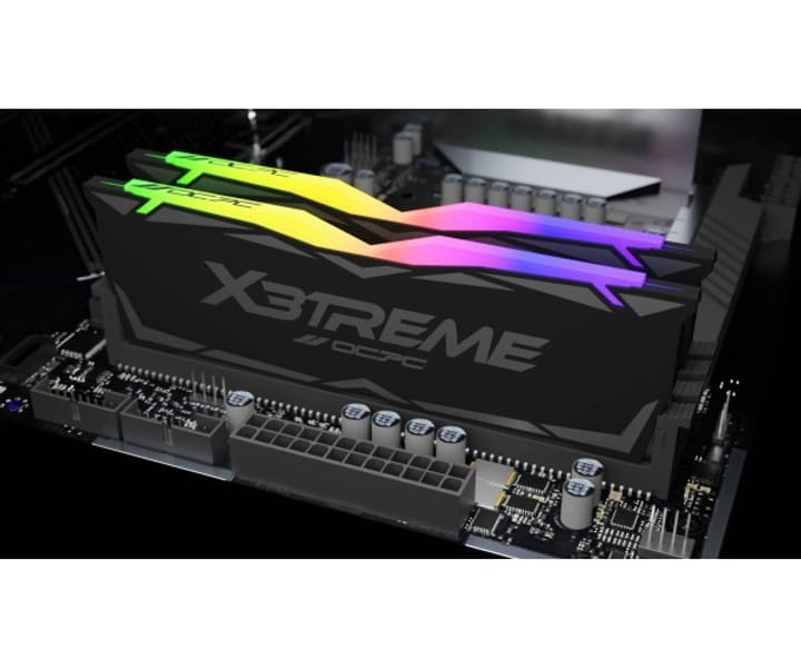 Модуль памяти DDR4 2x32GB/3600 OCPC X3 RGB Black Kit (MMX3A2K64GD436C18)