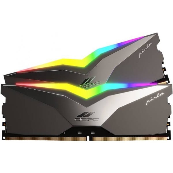 Модуль пам`ятi DDR5 2x16GB/6200 OCPC PISTA RGB C40 Titan (MMPT2K64GD562C40T)