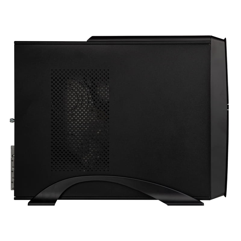 Корпус Prologix E106 Slim Black Door 400W_сборка