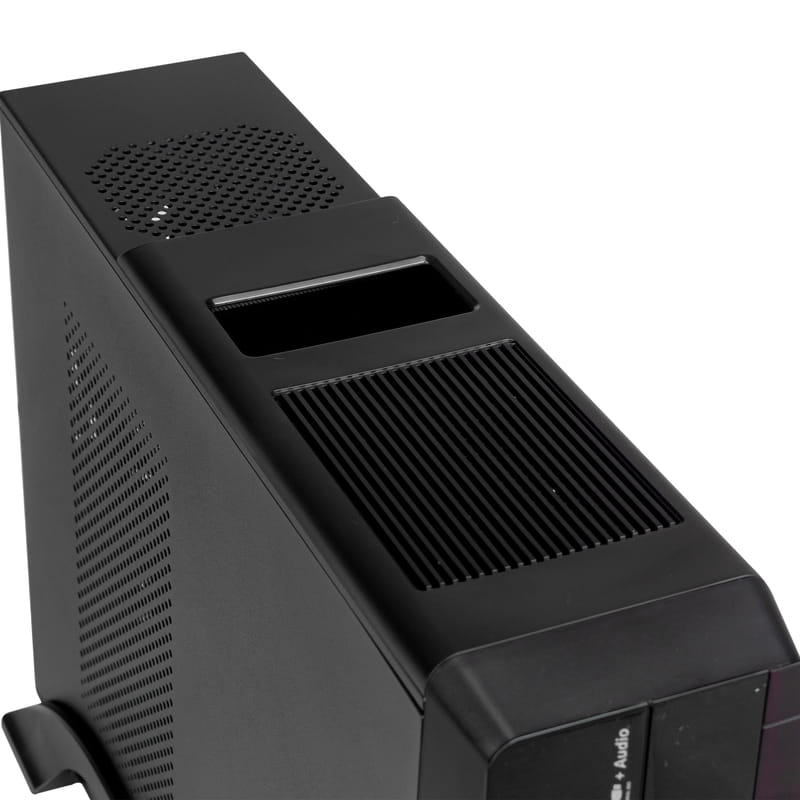 Корпус Prologix E106 Slim Black Door 400W_сборка