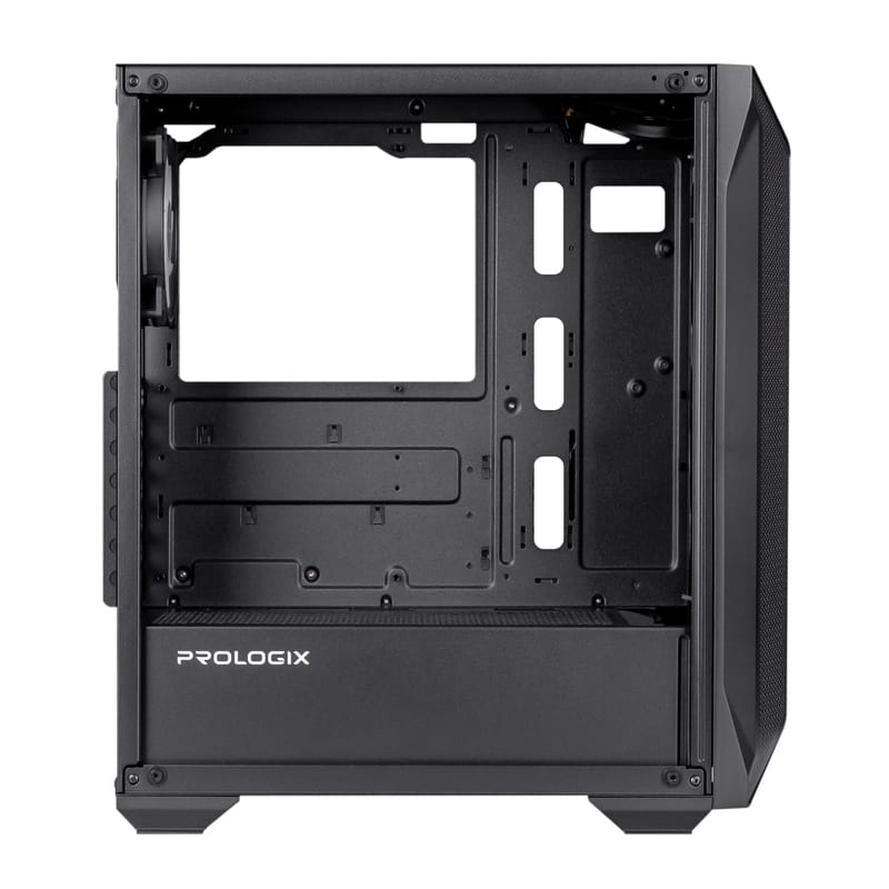 Корпус Prologix E119 Tempered Glass&Mesh Black