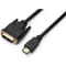 Фото - Кабель Prologix Premium HDMI - DVI V 1.3 (M/M), Single Link, 18+1, 0.5 м, Black (PR-HDMI-DVI-P-01-30-05m) | click.ua