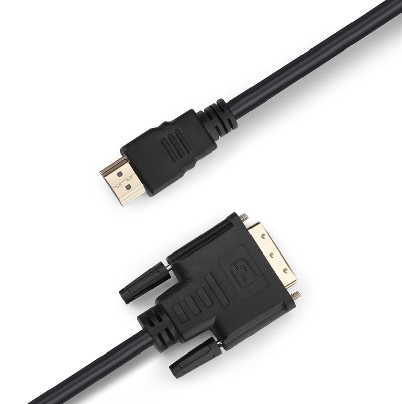 Кабель ProLogix (PR-HDMI-DVI-P-01-30-3m) Premium HDMI-DVI M/M Single Link, 18+1, V1.3, 3м_бн