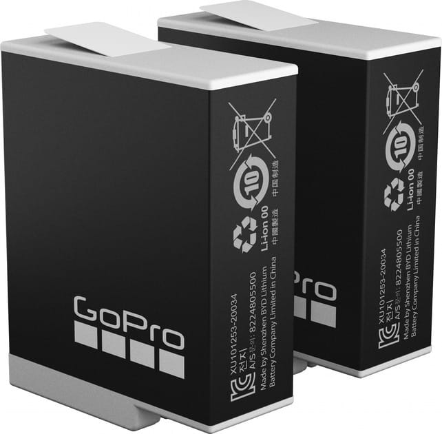 Набір з двох акумуляторів GoPro Enduro Battery для HERO 11, HERO 10, HERO 9 (ADBAT-211)