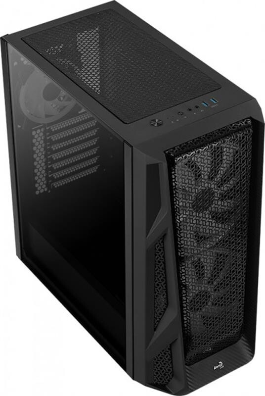 Корпус AeroCool AirHawk Duo ARGB (AirHawk Duo-G-BK-v1) Black без БЖ