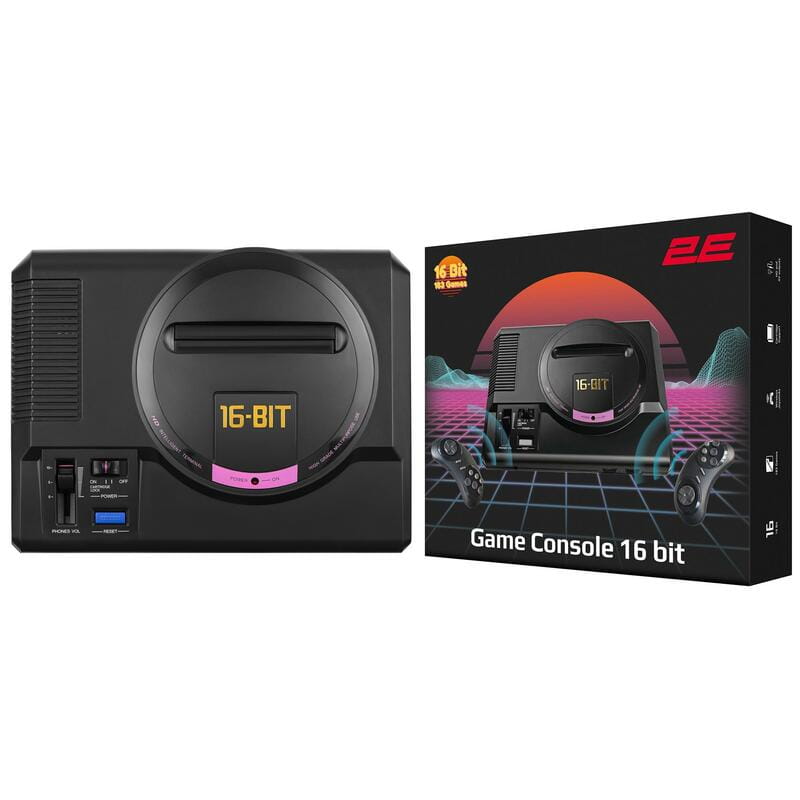 Ігрова консоль 2E 16bit HDMI (2 бездротових геймпада 183 гри) (2E16BHDWS188)