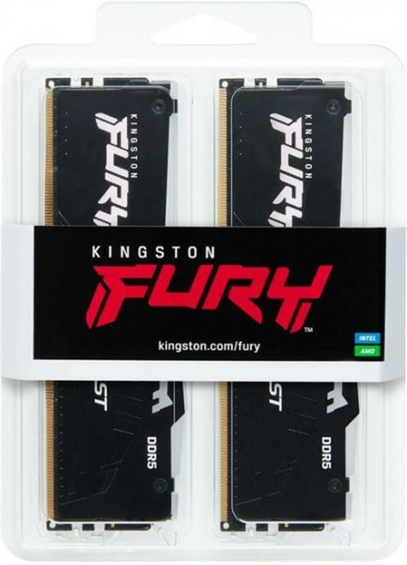 Модуль памяти DDR5 2x8GB/5600 Kingston Fury Beast RGB Black (KF556C36BBEAK2-16)