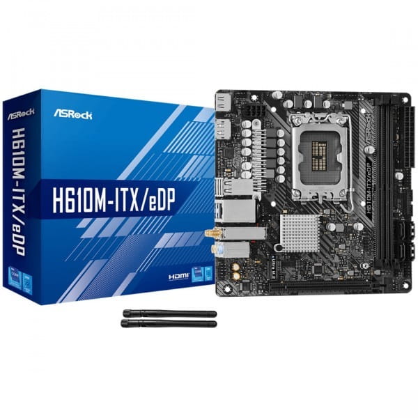 Материнська плата ASRock H610M-ITX/eDP Socket 1700