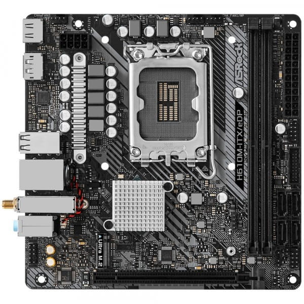 Материнська плата ASRock H610M-ITX/eDP Socket 1700