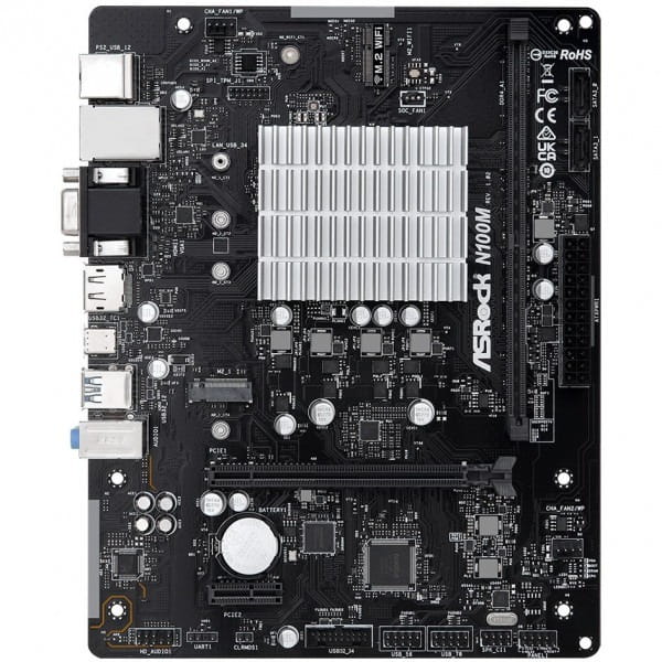 Материнська плата ASRock N100M