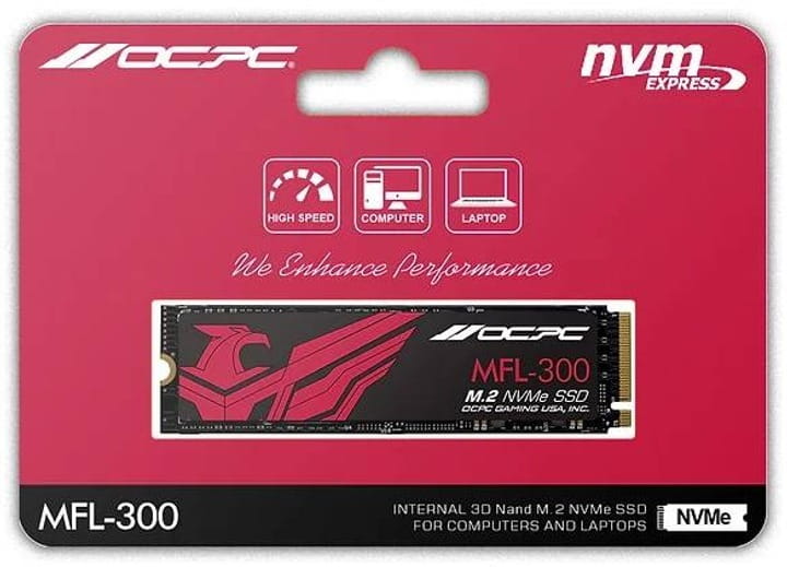 Накопичувач SSD  256GB OCPC MFL-300 M.2 2280 PCIe 3.0 x4 NVMe (SSDM2PCIEF256GB)