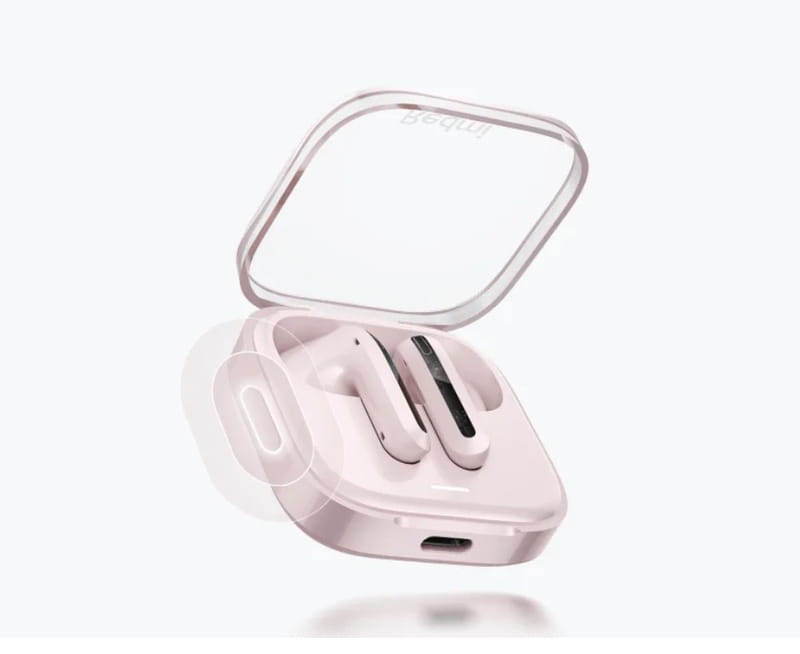 Bluetooth-гарнитура Xiaomi Redmi Buds 6 Active Transparent Pink (BHR8395GL)