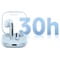 Фото - Bluetooth-гарнітура Xiaomi Redmi Buds 6 Active Transparent Blue (BHR8394GL) | click.ua