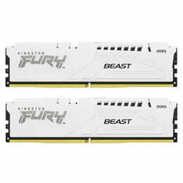 Модуль памяти DDR5 2х16GB/6400 Kingston Fury Beast White (KF564C32BWEK2-32)