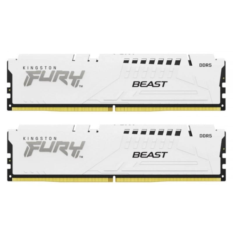 Модуль памяти DDR5 2х16GB/6400 Kingston Fury Beast White (KF564C32BWEK2-32)