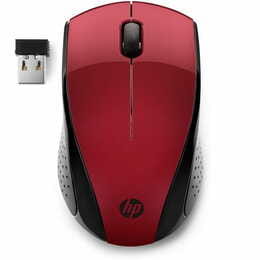 Мышь беспроводная HP 220 Red/Black (7KX10AA)