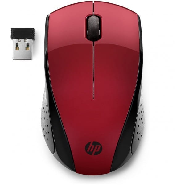 Мышь беспроводная HP 220 Red/Black (7KX10AA)