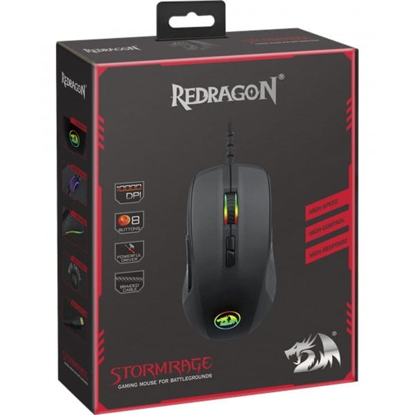 Мышь Redragon Stormrage RGB Black (78259)