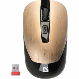 Миша бездротова Defender Wave MM-995 Golden (52994)