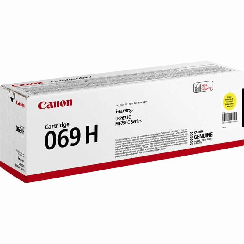 Картридж Canon (069H) MF752Cdw Yellow (5095C002)