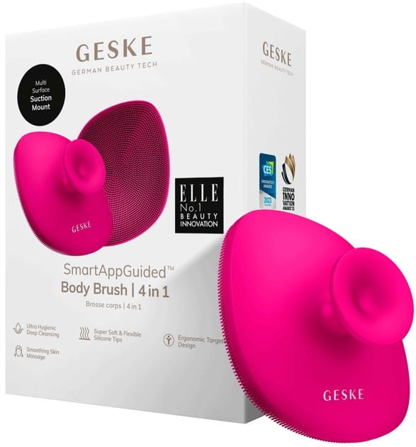 Щітка для тіла Geske Body Brush 4 в 1 Magenta (GK000704MG01)