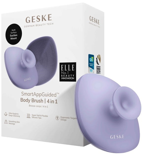 Щітка для тіла Geske Body Brush 4 в 1 Purple (GK000704PL01)