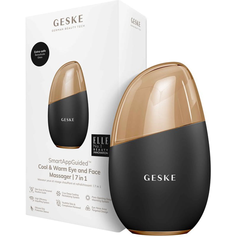 Массажер для глаз и лица Geske Cool & Warm Eye and Face Massager 7 в 1 Gray (GK000700GY01)
