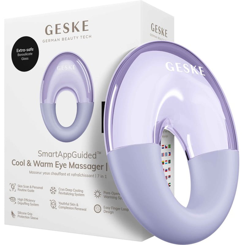 Массажер для глаз Geske Cool & Warm Eye Massager 7 в 1 Purple (GK000702PL01)