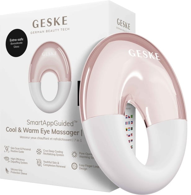 Масажер для очей Geske Cool & Warm Eye Massager 7 в 1 Starlight (GK000702SL01)