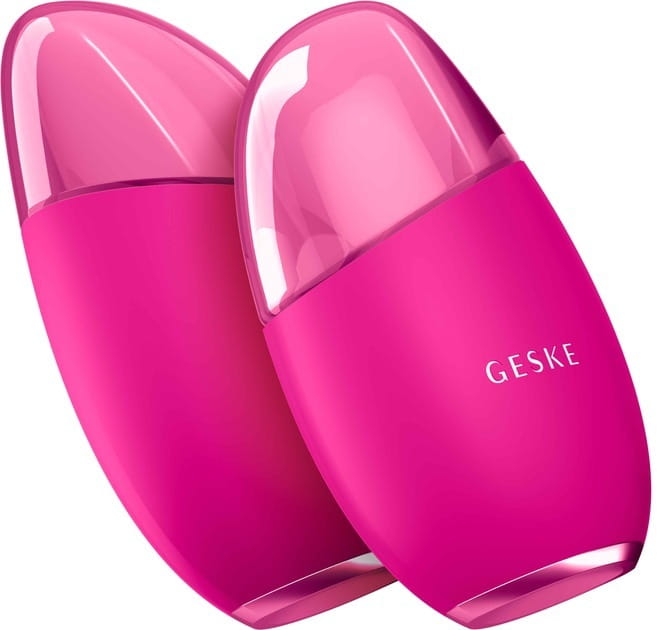 Масажер для очей та обличчя Geske Cool & Warm Eye and Face Massager 7 в 1 Magenta (GK000700MG01)