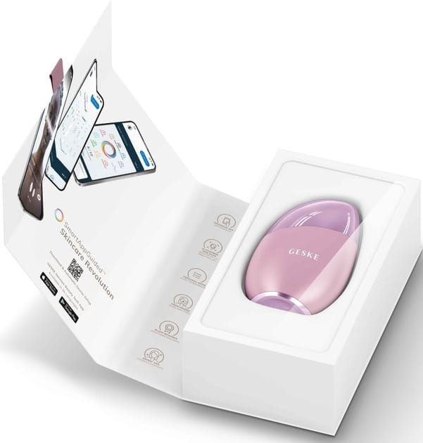 Масажер для очей та обличчя Geske Cool & Warm Eye and Face Massager 7 в 1 Pink (GK000700PK01)