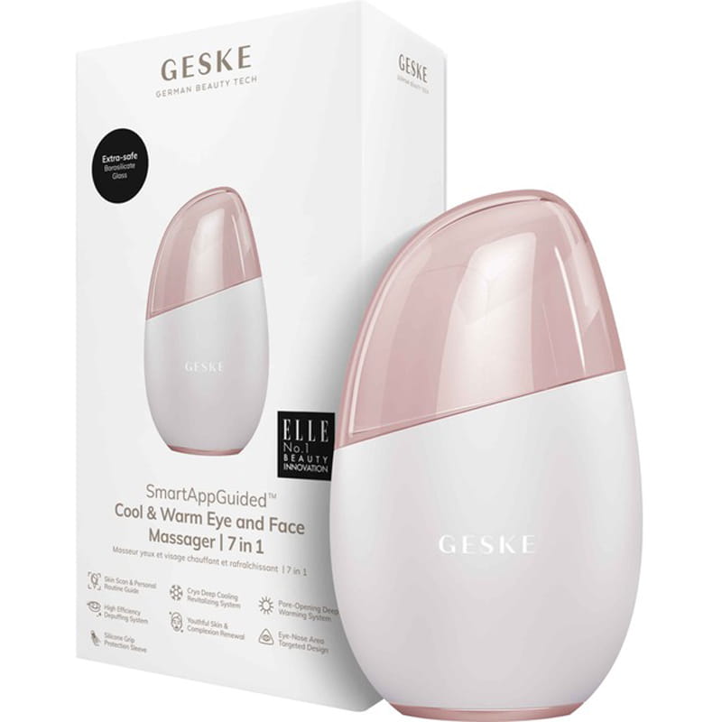 Массажер для глаз и лица Geske Cool & Warm Eye and Face Massager 7 в 1 Starlight (GK000700SL01)