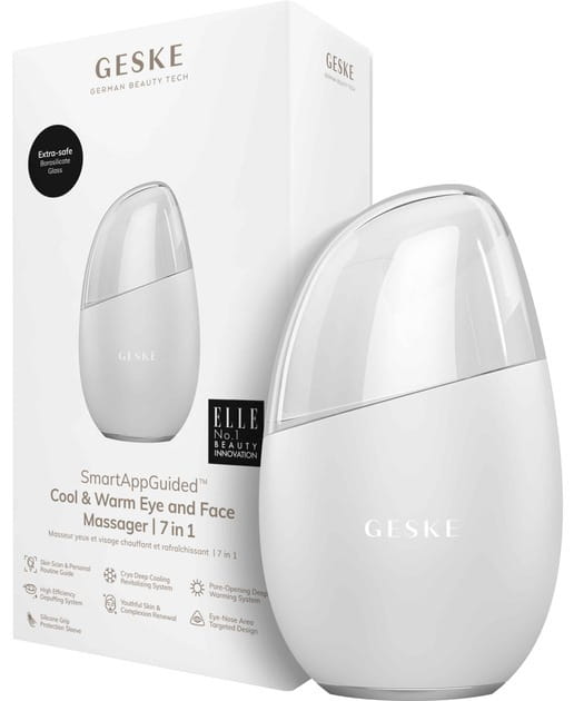 Массажер для глаз и лица Geske Cool & Warm Eye and Face Massager 7 в 1 White (GK000700WH01)