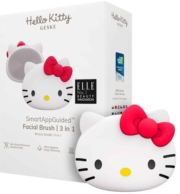 Щетка для лица Geske Facial Brush 3 в 1 by Hello Kitty Starlight (HK000016ST01)