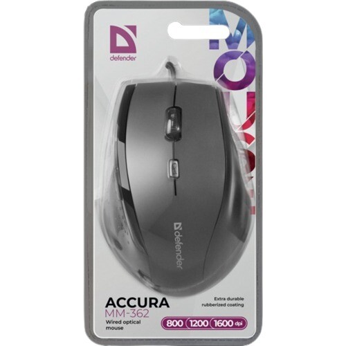 Мышь Defender Accura MM-362 Black (52362)