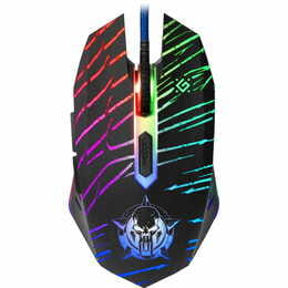 Мышь Defender Dark Agent GM-590L + коврик Black (52590)