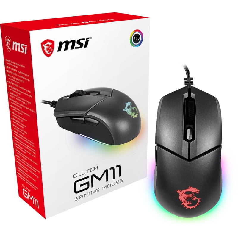 Мышь MSI Clutch GM11 Black (S12-0402020-CLA)