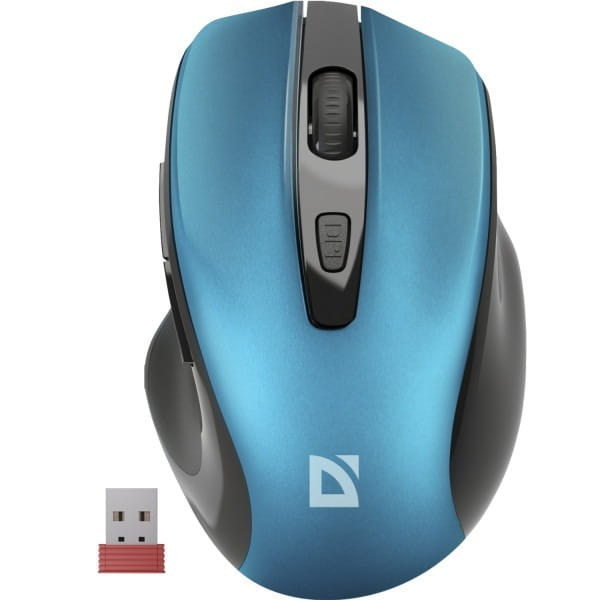 Мышь беспроводная Defender Prime MB-053 Turquoise (52054)