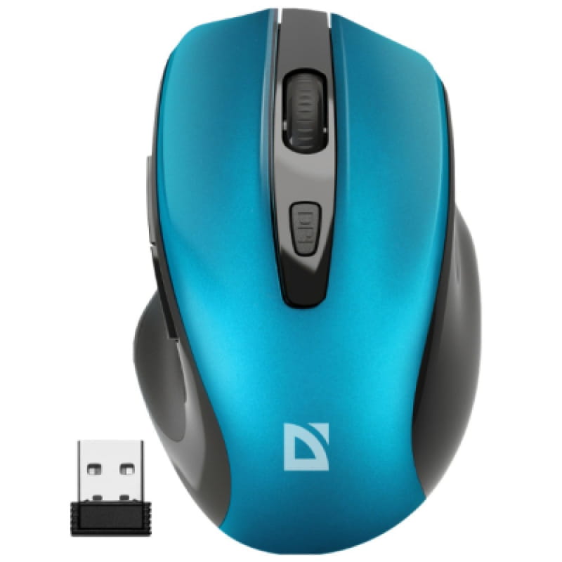Мышь беспроводная Defender Prime MB-053 Turquoise (52054)