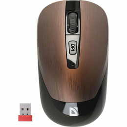 Мышь беспроводная Defender Wave MM-995 Bronze (52992)