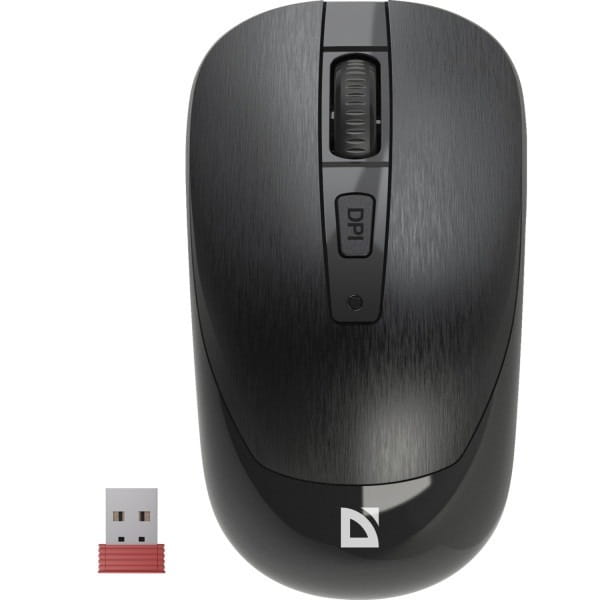 Мышь беспроводная Defender Wave MM-995 Black (52995)
